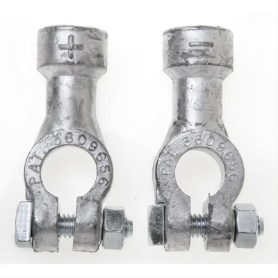 Batteripolsadapter topp till sidoanslutning