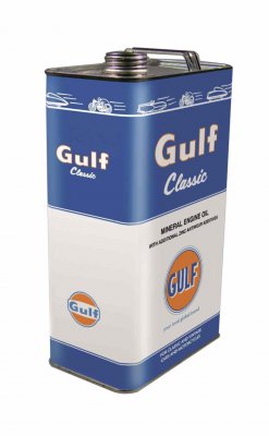 Gulf Classic 20W-50 motorolja med zink, mineral