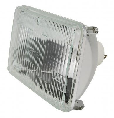 Sealed Beam 4" x 6,5", helljus