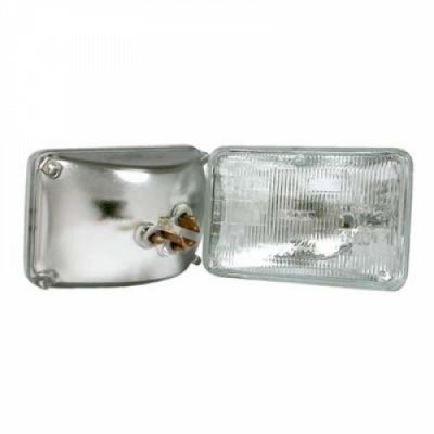 Sealed Beam 4" x 6,5", hel/halvljus