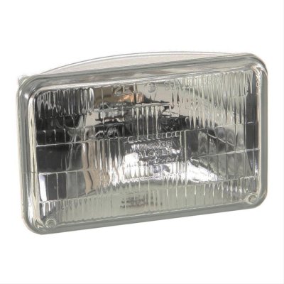 Sealed Beam 4" x 6,5", hel/halvljus