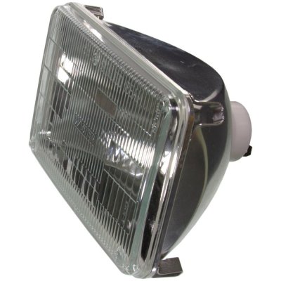 Sealed Beam 4" x 6,5", hel/halvljus