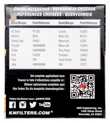 K&N oljefilter #HP-2010