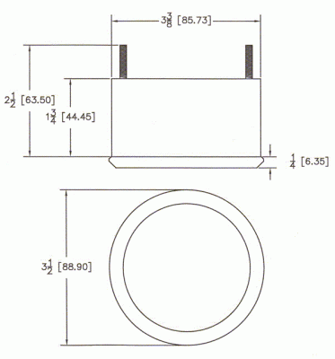 Dakota Digital hastighetsmätare & varvräknare, Svart/Blå/Chrome, 85mm