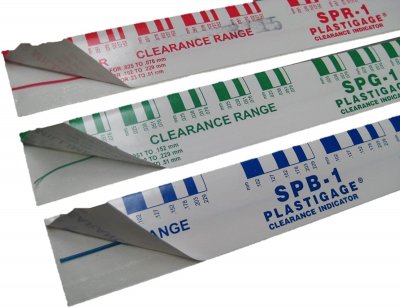 Plastigauge Grön, 0.001"-0.003"/0,025-0,076 mm