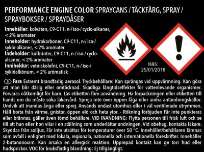 Motorfärg Pontiac Blåmetallic