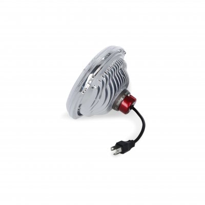 Holley Retrobright LED-strålkastare, 7", vit lins