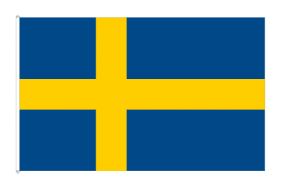 Sverige-dekal 92 x 58 mm