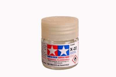 Tamiya blank modellfärg i Akryl, 10 ml