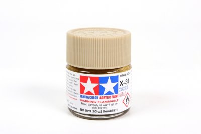 Tamiya blank modellfärg i Akryl, 10 ml
