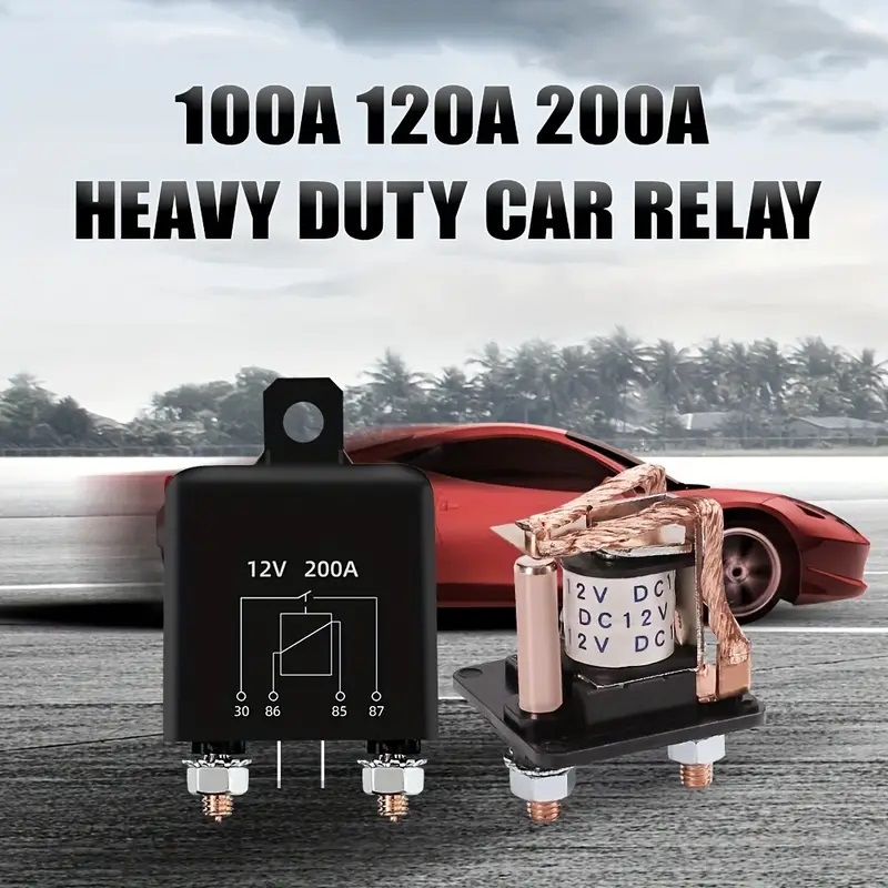 Heavy Duty-relä 12 volt, 200A - Persaker.se
